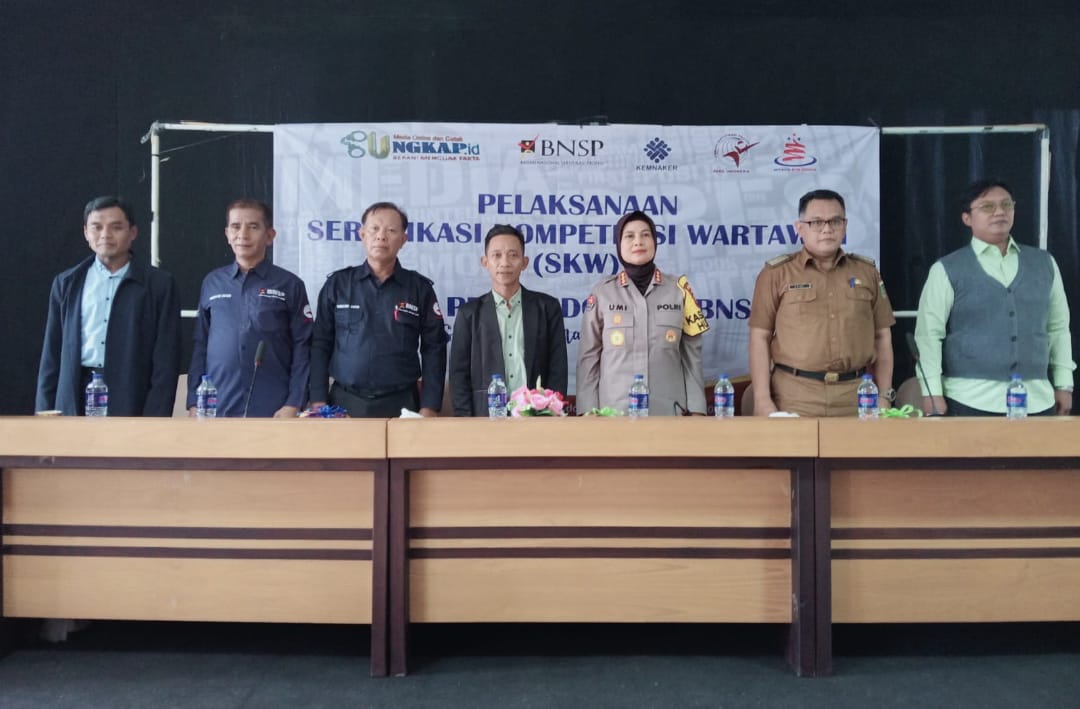 25 Orang Peserta Bangga Ikuti Sertifikasi Kompetensi Wartawan di Bandar Lampung