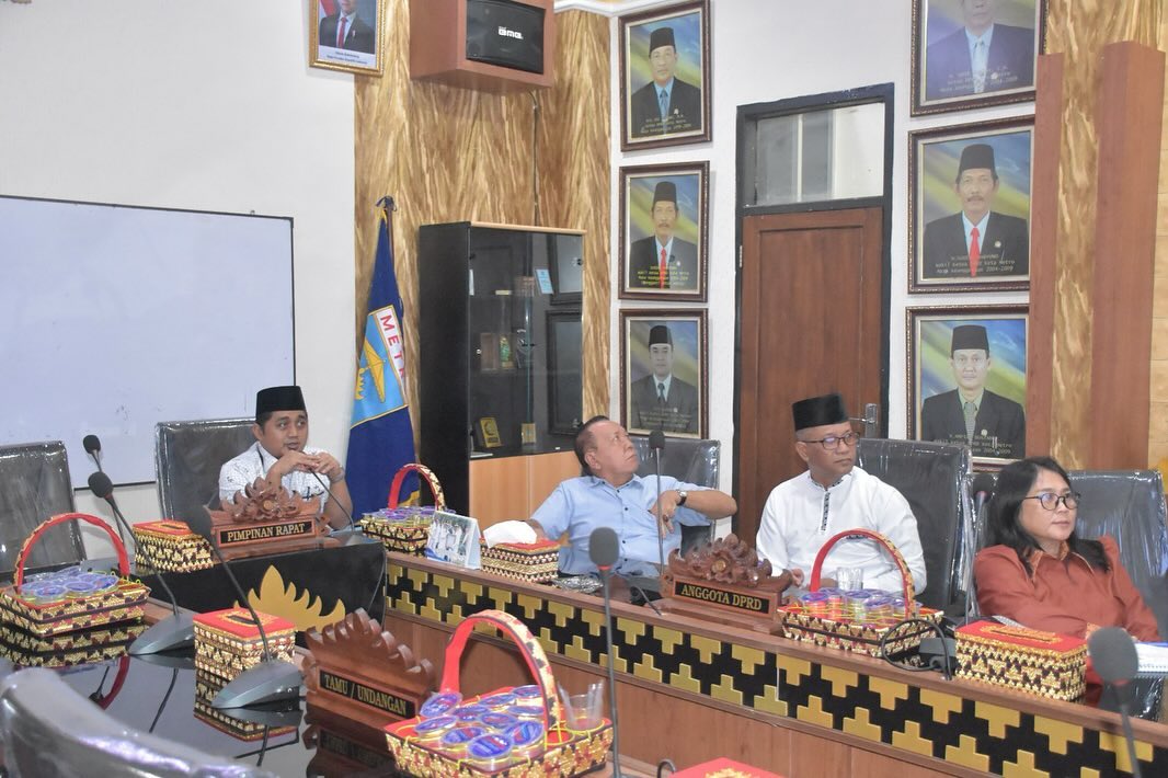 Badan Musyawarah DPRD Kota Metro Gelar Rapat Dengar Pendapat Bersama Sekretaris DPRD