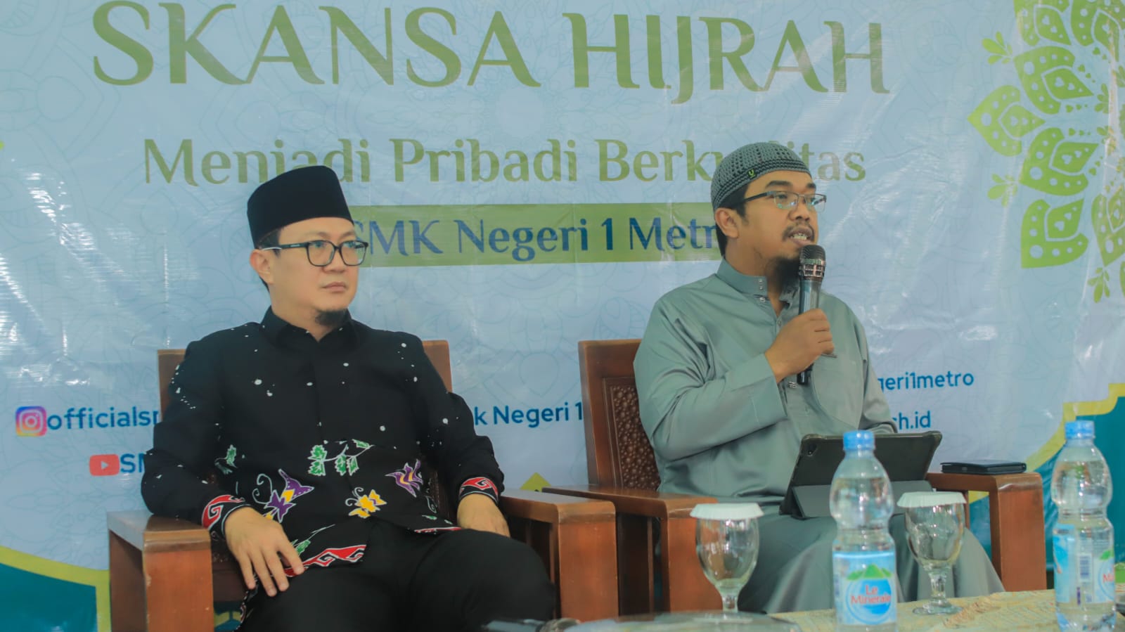 PERINGATAN ISRA MI’RAJ YANG HIKMAT DAN MERIAH DI SMKN 1 METRO