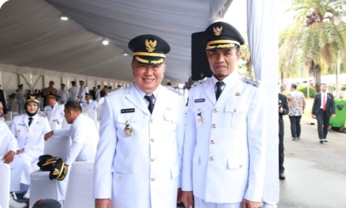 Saleh Asnawi dan Agus Suranto Resmi Dilantik sebagai Bupati dan Wakil Bupati Tanggamus Periode 2025-2030