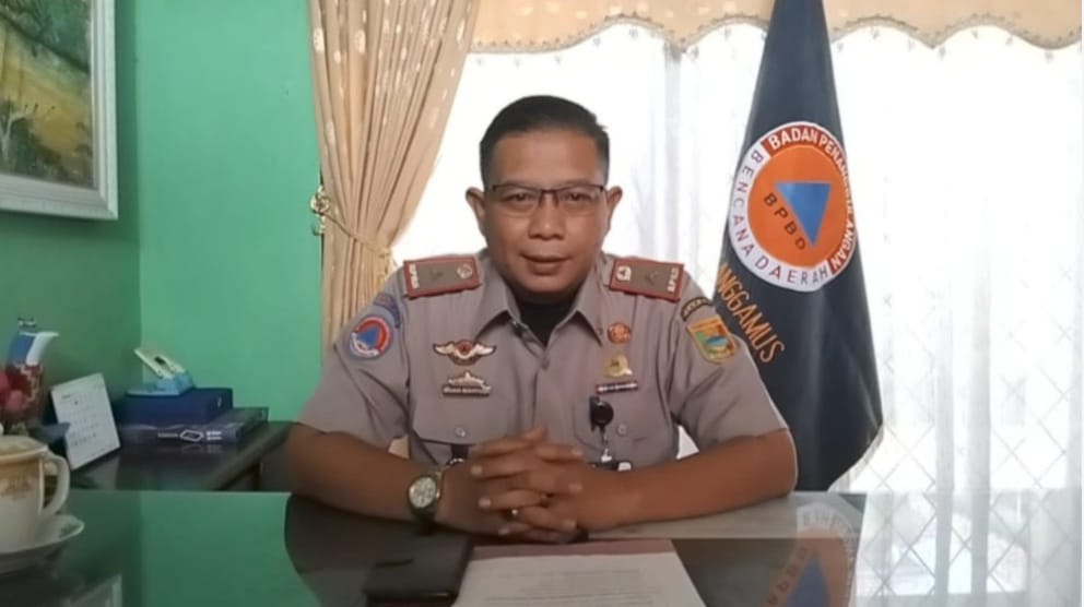 Reaksi Cepat BPBD Tanggamus Ambil Alih Masalah Pondasi Jembatan Ambrol