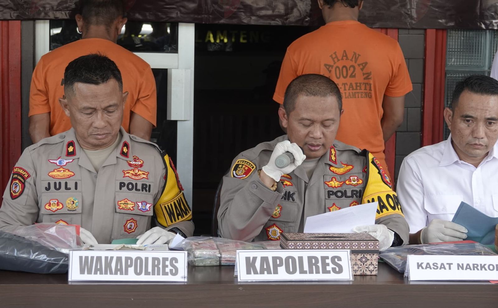 Puluhan Ribu Pil Obat Keras Berhasil Diamankan Sat Res Narkoba Polres Lampung Tengah