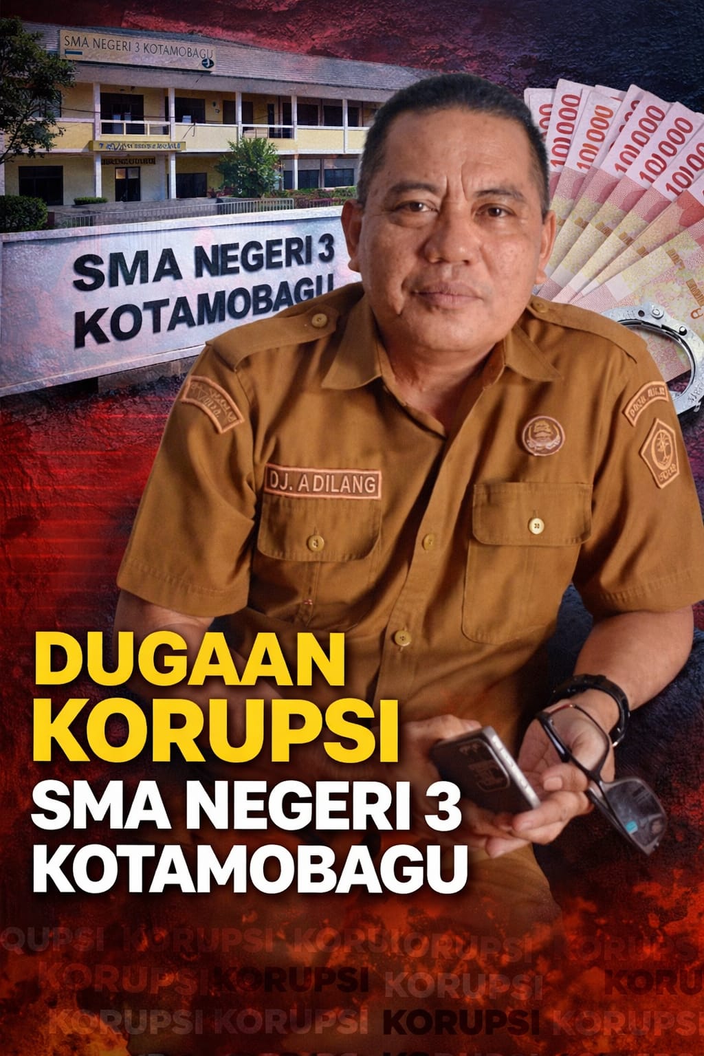 APH DIMINTA USUT HINGGA TUNTAS DUGAAN KORUPSI DI SMA NEGERI 3 KOTAMOBAGU