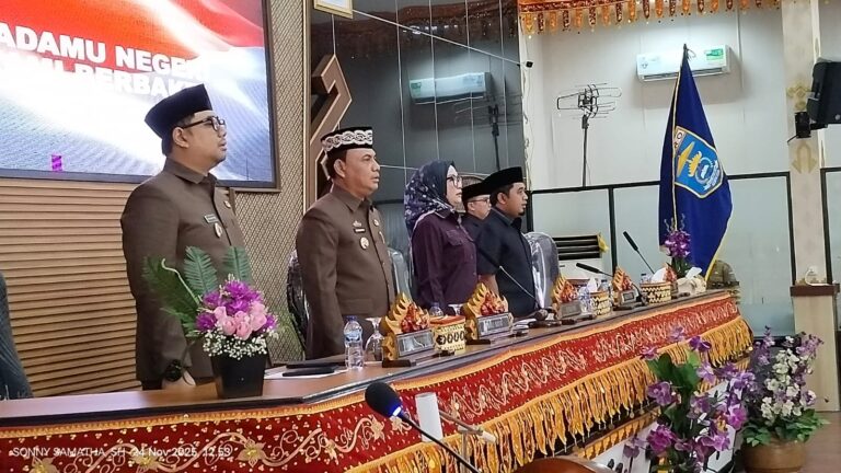 DPRD Kota Metro Gelar Paripurna Penyampaian Raperda APBD 2026