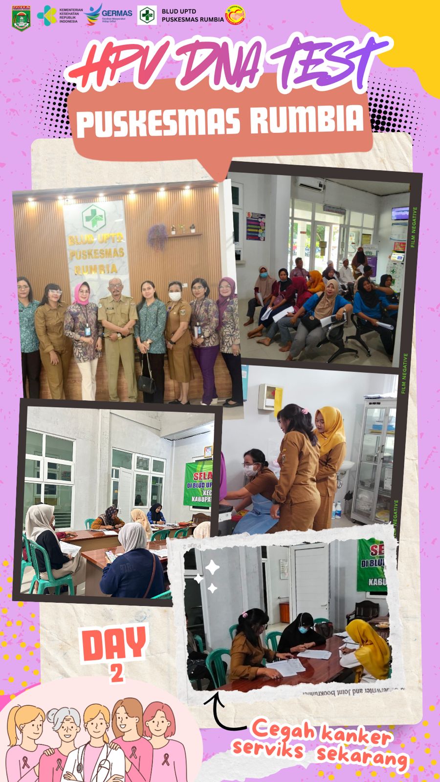 UPTD Puskesmas Rumbia Gelar Skrining HPV DNA, Upaya Deteksi Dini Kanker Serviks pada Wanita Usia 30–69 Tahun