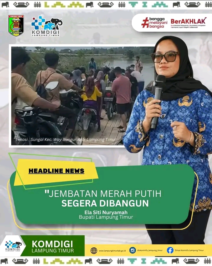 Pembangunan Jembatan Gantung Merah putih di Desa Kali Pasir Menjadi Perhatian Serius Hj.Ela Siti Nuryamah
