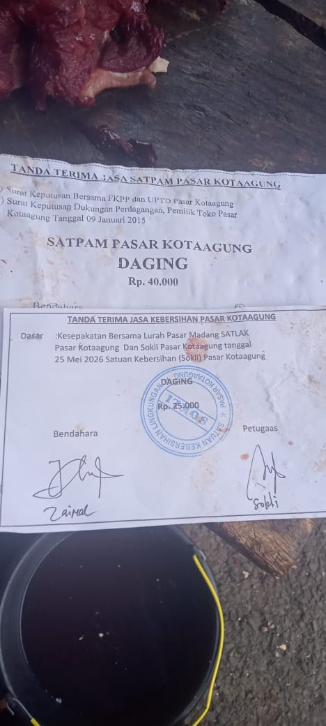 Lurah Pasar Madang Gelar Rapat Koordinasi Kebersihan Pasar Kotaagung