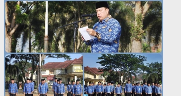 Wabup Azwar Hadi Pimpin Upacara Peringatan Hari Otonomi Daerah ke-30 di Lampung Timur