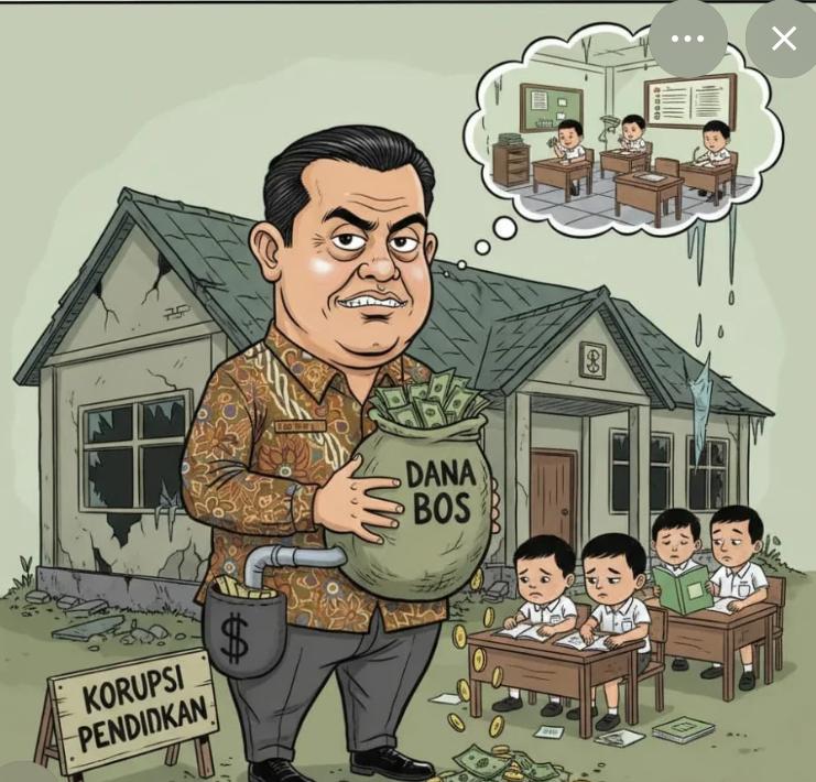 DANA BOS TAHUN 2024 DI SD NEGERI 1 JATI AGUNG, KABUPATEN PRINGSEWU, PROVINSI LAMPUNG, DIDUGA DI MARK UP KEPALA SEKOLAH DENGAN TOTAL ANGGARAN Ta 2025 MENCAPAI Rp 234.000.000