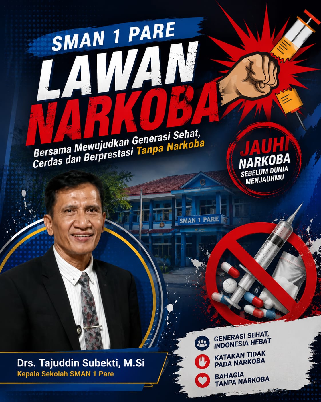 SMAN 1 PAREJalan Pahlawan Kusuma Bangsa No. 41, Puhrejo, Tulungrejo, Kecamatan Pare, Kabupaten Kediri, Jawa Timur