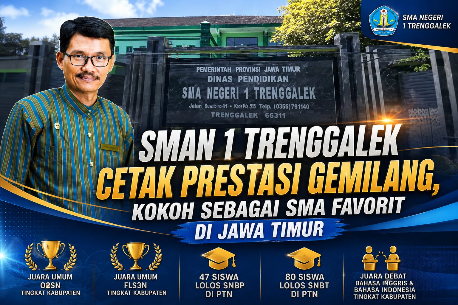 SMAN 1 Trenggalek Cetak Prestasi Gemilang, Kokoh Sebagai SMA Favorit di Jawa Timur