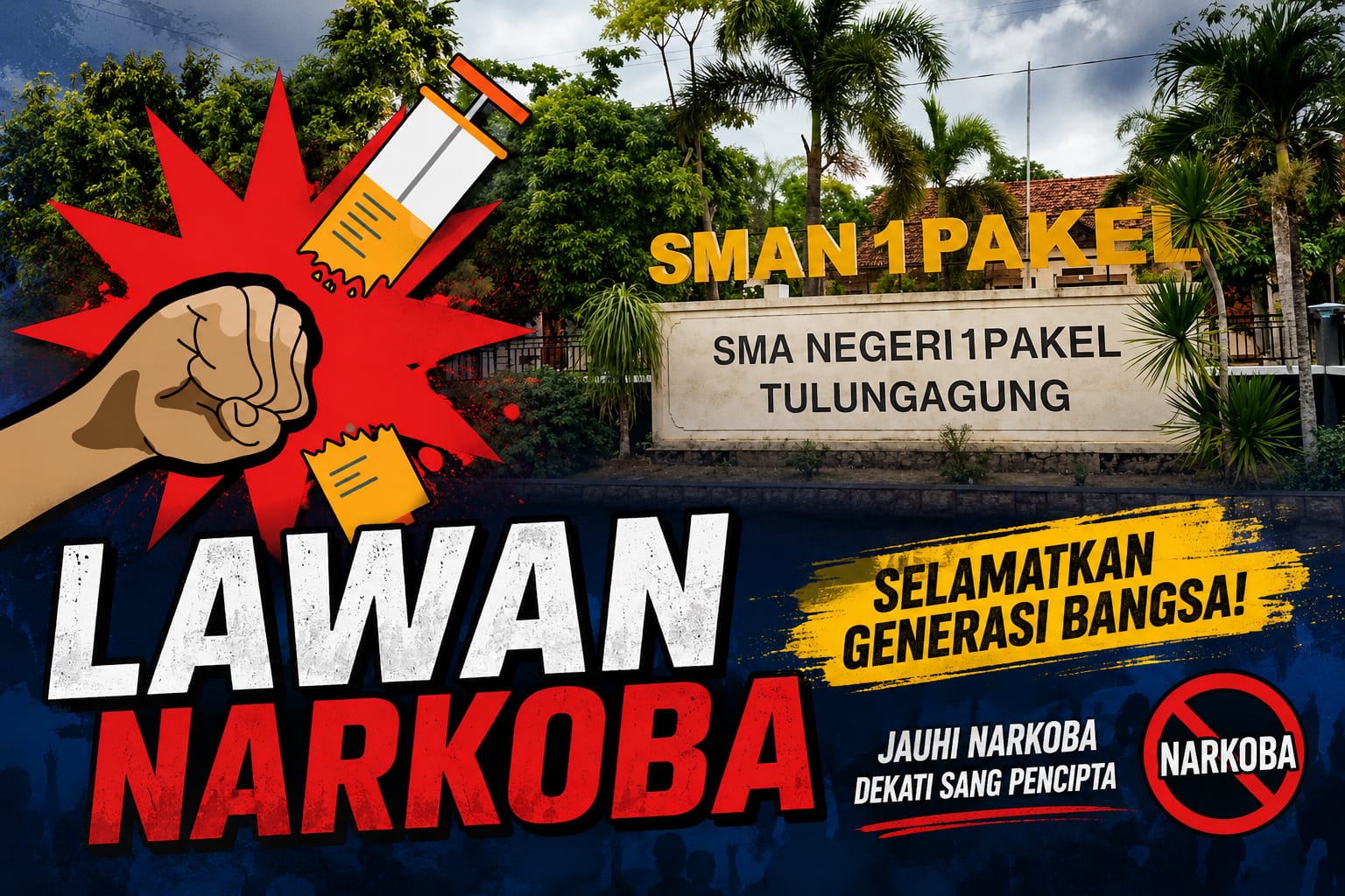 SMAN 1 PAKEL, TULUNG AGUNG, YANG BERALAMAT DI DESA DUWET (RT 1/RW 5), KECAMATAN PAKEL, KABUPATEN TULUNG AGUNG, PROVINSI JAWA TIMUR