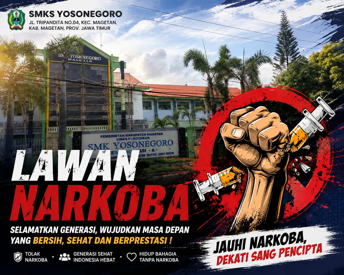 SMKS YOSONEGOROJl. Tripandita No. 04, Kec. Magetan, Kab. Magetan, Prov. Jawa Timur